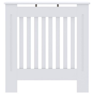 Osłona na kaloryfer, MDF, biała, 78 cm