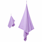Zestaw Ręczników Sportowych 2 pcs Fioletowy tkanina