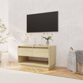 vidaXL Szafka pod TV, dąb sonoma, 70x41x44 cm materiał drewnopochodny