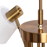 Lampa wisząca żyrandol Złoto-biały 8xE14 Abruzzo Dali