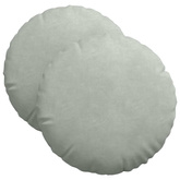 Poduszki na siedziska 2 pcs Jasnoszary ? 40 x 13 cm Aksamit