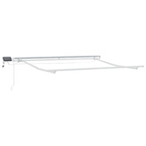 Markiza zwijana Ze LED Lights Niebieski i biały 350 x 250 cm