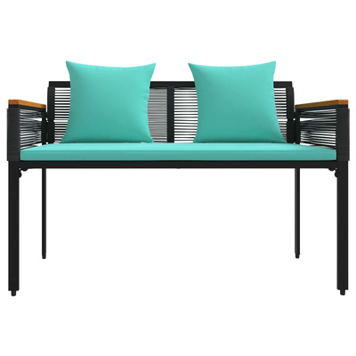 Ławka ogrodowa 2 -Seater 117 x 54 x 74.5 cm polirattan