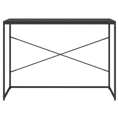 vidaXL Biurko komputerowe, czarne 110x60x70 cm materiał drewnopochodny