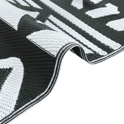 Dywan zewnętrzny, ARAKIL czarny, 160 x 230 cm, PP