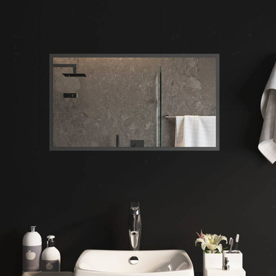 vidaXL Lustro łazienkowe z LED, 70x40 cm
