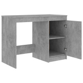 vidaXL Biurko, szarość betonu, 100x50x76 cm, materiał drewnopochodny
