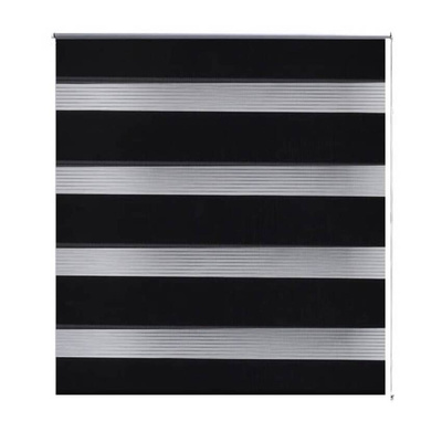 Roleta Zebra (90 x 150 cm) Czarna