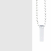 Roleta prysznicowa 120 x 240 cm, biała