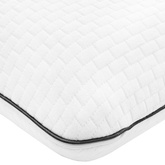 Poduszka do spania Gładki Biały 70 x 35 x 10 cm Pianka żelowa