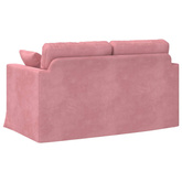 Sofa Różowy 138 x 78 x 80 cm Aksamit