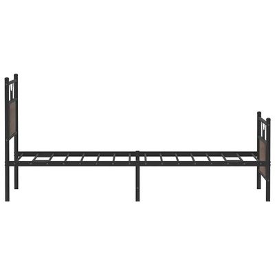 Łóżko bez materaca, brązowy dąb, 90x200 cm
