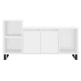 vidaXL Szafka pod TV, biała, 100x35x55 cm, materiał drewnopochodny