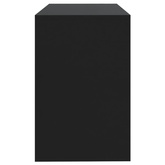 vidaXL Biurko, czarne, 101x50x76,5 cm, materiał drewnopochodny