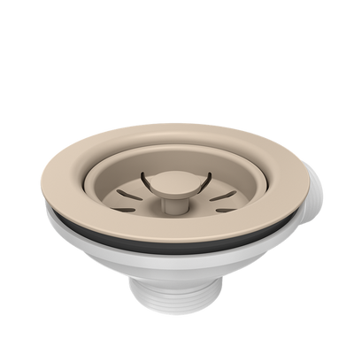 Odpływ zatyczkowy 3 1/2" z syfonem 1-komorowy Power Color river sand (GRANIT-pionowy), save space