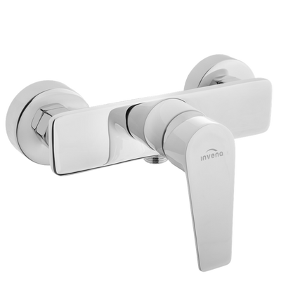 Bateria natryskowa Dokos biały/chrom Invena