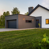 Ogrodowa oprawa elewacyjna, kinkiet z czujnikiem ruchu VIRA 1 SENSOR GU10 czarny IP54 EDO777376 EDO Solutions