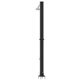 Prysznic słoneczny na świeżym powietrzu Czarny 217 cm