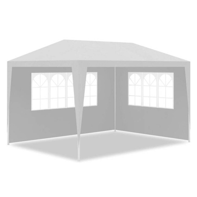 vidaXL Namiot imprezowy, 3 x 4 m, biały