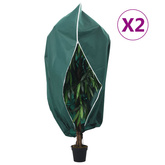 Kaptury ochronne z suwakiem, 2 szt., 70 g/m?, 3,93x3 m