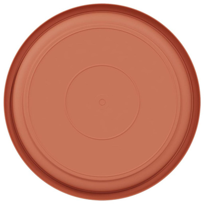Okrągły Talerzyk Kwiatowy 6 pcs Czerwony ceglasty ? 19 x 2 cm