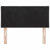 Zagłówek Czarny 90 cm Aksamit