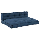 Poduszka do sofy paletowej 2 pcs Indygo 120 x 80 x 38 cm