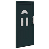 Drzwi Frontowe 98 x 208 cm PVC antracytowy