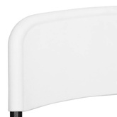 vidaXL Składane krzesła ogrodowe, 4 szt., HDPE, białe