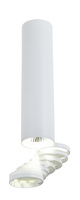Lampa tuba sufitowa 20cm biała pierściene 2282725