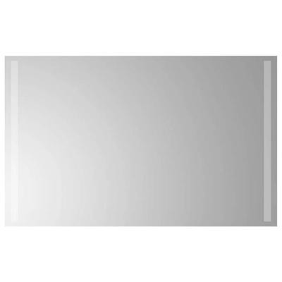 vidaXL Lustro łazienkowe z LED, 80x50 cm