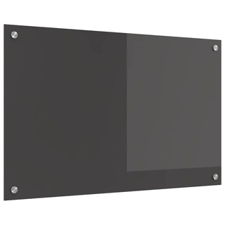 Panel kuchenny Ciemnoszary 80 x 50 cm szkło hartowane