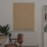 Żaluzja wenecka Jasnobrązowy ze wzorem 150 x 80 cm 25 mm PVC