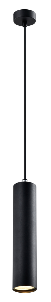 Lampa wisząca czarna oprawa 25W GU10 25cm Tubo 31-78544