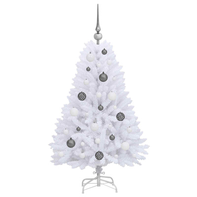 Sztuczna choinka Biały 68 x 68 x 120 cm PVC i Metal