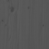 Wezgłowie łóżka, szare, 106x4x100 cm, lite drewno sosnowe