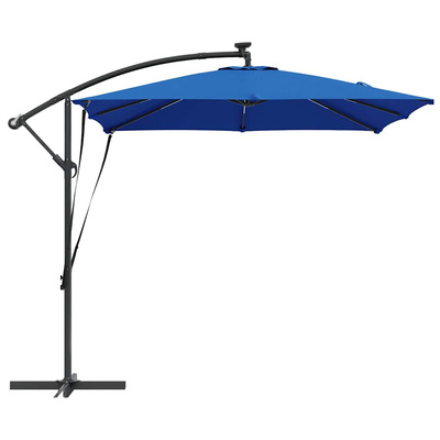 Parasol plażowy 249 x 249 x 250 cm Poliester i aluminium