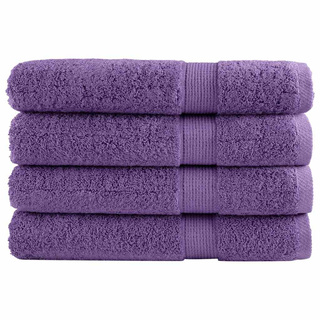 Ręczniki premium SOLUND 4 szt. fioletowe, 100x200 cm, 600 g/cm?