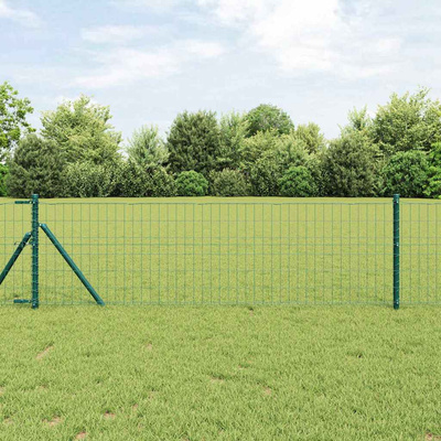 Ogrodzenie Euro 0,6 x 50 m Żelazo pokryte PVC zielony