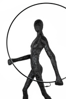 Lampa podłogowa HUMAN ROUND włókno szklane ADANI AD128