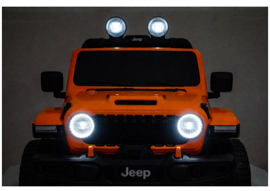 Pojazd Na Akumulator Jeep Rubicon 4x4 DK-JWR556 4x200W 24V Pomarańczowy