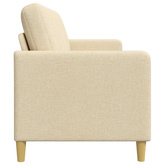 Sofa z miejscem do przechowywania kremowy 192 x 78 x 87 cm