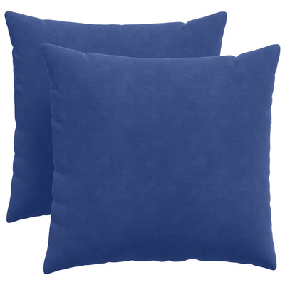 Poduszki na sofę 2 pcs Niebieski policyjny 50 x 50 cm