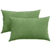 Poduszki na sofę 2 pcs jasnozielony 50 x 30 cm