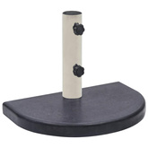 Stojak pod parasol, czarny, 40x28x4 cm, granitowy