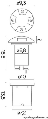 Lampa gruntowa 2725 E