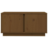 vidaXL Szafka pod TV, miodowy brąz, 80x35x40,5 cm, lite drewno sosnowe model standard
