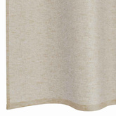 Firany Voile z zasłonami 2 pcs piaskowy 245 x 140 cm Poliester