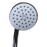 vidaXL Ogrodowy prysznic solarny, czarny, 215 cm, 8 L