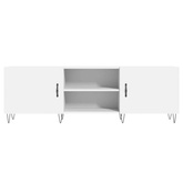 vidaXL Szafka pod TV, biała, 150x30x50 cm, materiał drewnopochodny wariant 8